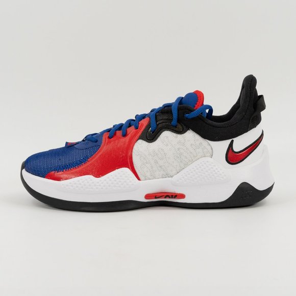 Nike PG 5 \'White University Red / Team USA\' CW3143-101 Basketball Sneakers main image 7